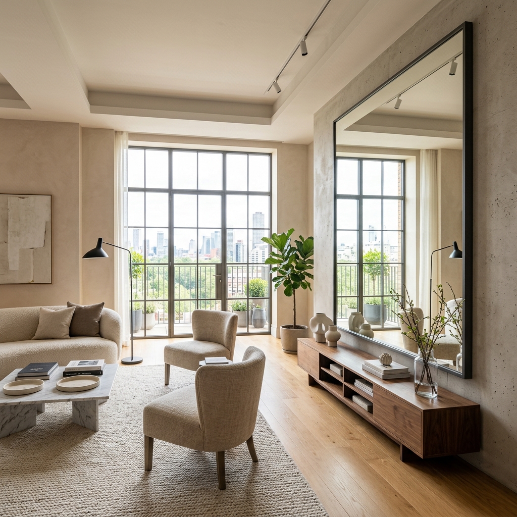 Decoración con espejos modernos